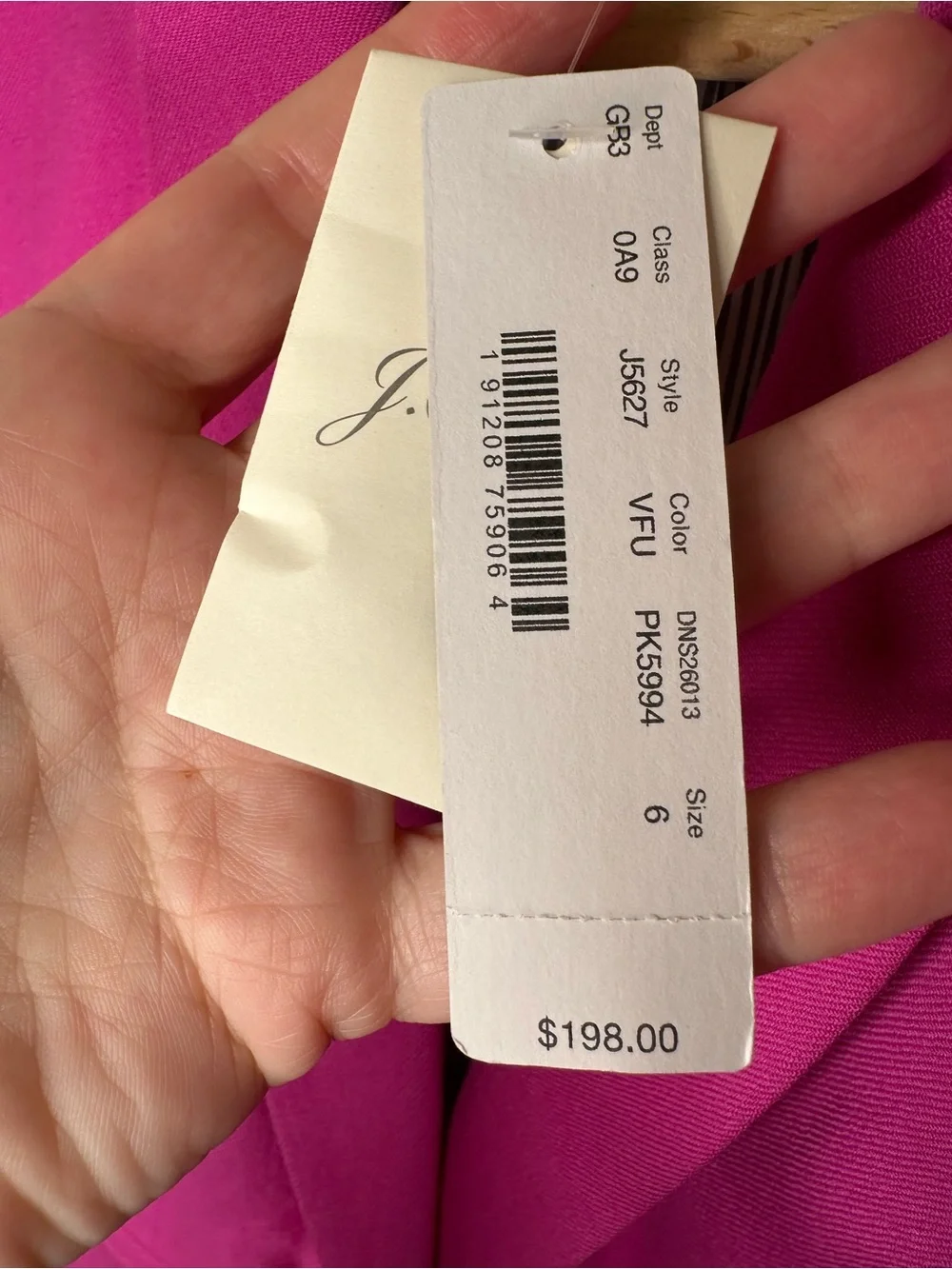 J. Crew Parke Blazer In Wool Flannel Size 6 Vintage Fuschia New - Picture 11 of 11
